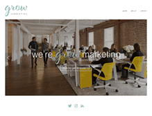 Tablet Screenshot of grow-marketing.com